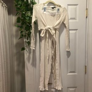 crochet two piece beach cover up